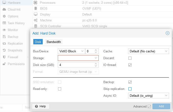 00 add temp harddisk